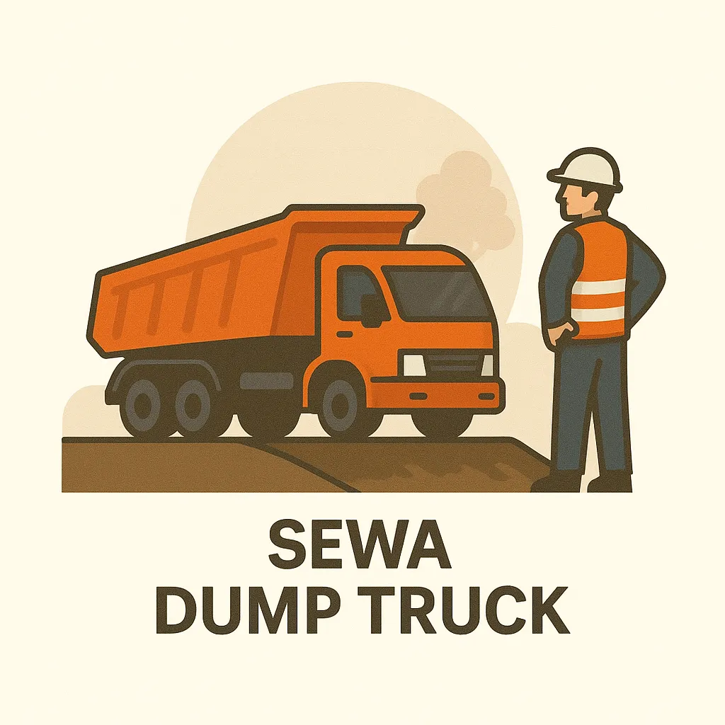 sewa dump truck puing.id